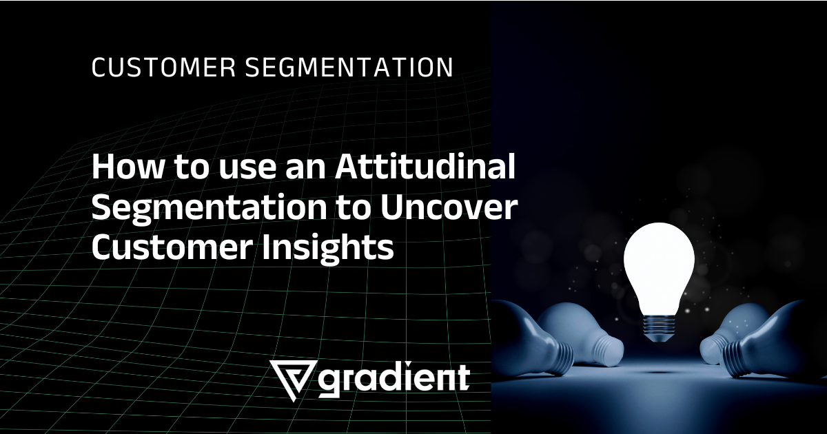 How to Use an Attitudinal Segmentation to Uncover Customer Insights